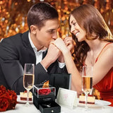 Colar com Rosa Eterna e Pingente “Eu Te Amo” em 100 Idiomas – Amor em Todos os Idiomas