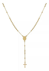 Terço Banhado a Ouro 18k 45cm