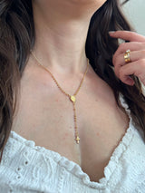 KIT TERÇO BANHADO A OURO 18K