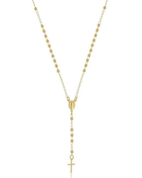 KIT TERÇO BANHADO A OURO 18K