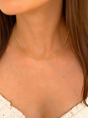 Chocker Ouro 18k Cordão Baiano